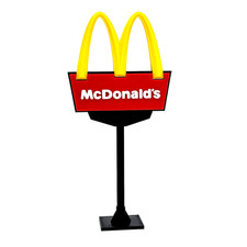 McDonald's Inspired Mini Drive Thru Restaurant Sign - 8
