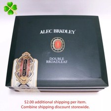 Alec Bradley Gordo Double Broadleaf Empty Wood Cigar Box 8.25