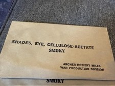 WWII US Military Eye Shades “smoky” Blackout Goggles – Lot of 9 – Opened Unused picture