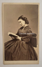 1860S CDV NOT DAGUERREOTYPE FAMOUS COMPOSER SINGER PIANIST CAROLINE RICHINGS picture