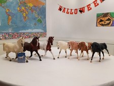 Vintage Traditional Breyer Horse Lot Cantering Welsh Ponies and Mistys Twilight picture