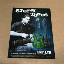 ESP GUITARS - STEPHEN CARPENTER of the Deftones   - 2001 Print Ad picture