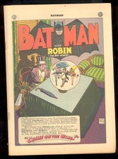 BATMAN #33 FEB 1940  COVERLESS SOLID PIECE SUPPLE PAGES PENGUIN JACKAL picture
