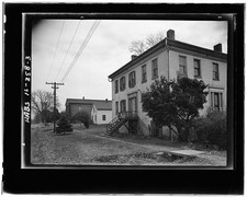 Photo:Bishop Hill Illinois Brick House 1930s Front Side HABS Photo picture