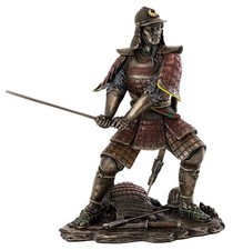 Top Collection Medieval Japanese Samurai Statue - General Minamoto Warrior Sc... picture