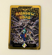 Sluggers Hit Rainbow Road Gold card, rare gold version. Sherbert, rainbow chip picture