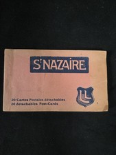 St. Nazaire France Souvenir Booklet 19 Detachable Postcards Circa 1910 picture