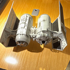 Rare Vintage Star Wars Tie Bomber Hasbro 2002 Collectable Display Ship VGC Uk picture