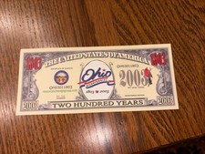 Ohio 1803-2003 Bicentennial Bill picture