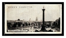 TRAFALGAR SQUARE #23 OGDENS CIGARETTES SIGHTS OF LONDON 1923 TOBACCO PHOTO picture