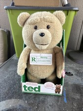 Talking Ted Bear Rated R Moving Mouth 16in (NIB) But Mouth Doesn’t Move ( Read ) picture