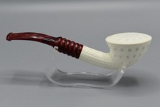 Lattice Dublin Pipe By Tekin-new-block Meerschaum Handmade W Case#744 picture