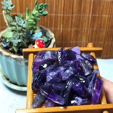 32pcs Natural Dreamy amethyst Crystal gemstone Polish Mineral Specimen 60g A6586 picture