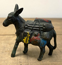 Vintage Pack Donkey/Mule/Burro Metal Souvenir Figurine  picture
