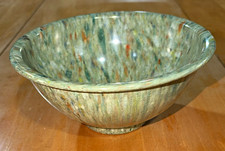 Vintage Texas Ware Green Confetti Spatter Melamine Melmac Mixing Bowl 111 8” picture