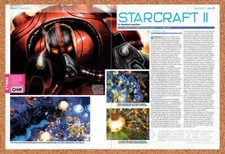 StarCraft II PC Original 2006 Vintage Ad - Blizzard Video Game Review Promo picture