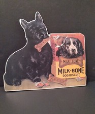 VTG Milk Bone Dog Biscuit Cardboard Sign Advertising Replica Used By Coca-Cola  picture