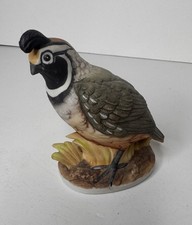 Ceramic Bob Quail Figurine Sculpture Pheasant Bird Colorful Lefton China 1984 picture