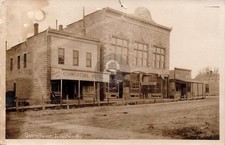 Vintage/Antique 1909 Opera House Jamestown Kansas Hotel RPPC Postcard COPY picture