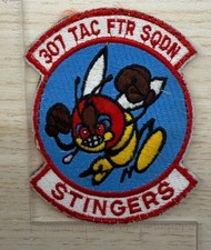 Vintage USAF 307th Tactical Fighter Squadron Patch - Stingers picture