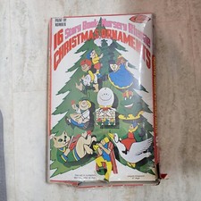 Vintage 1974 Arrow Paint By Number Storybook Nursery Ryme 16 Christmas Ornaments picture