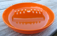 6.9 X 1.2 inches Large Orange Thick Strong Melamine Plastic Ashtray 7 Slots picture