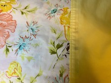 Vintage Spring Maid USA “Wondercale” Poppy Floral 1970s Pattern -Full Flat Sheet picture