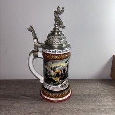 Antique German Regimental Stein Vintage Rare picture