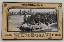 Scene O Graph Real Photographs Victoria BC Lot 10 Black & White Photos Vintage picture