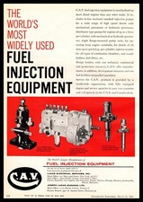 1955 C.A.V. Fuel Injection & Electrical Equipment Acton New York City Print Ad picture