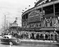 11x14 - Wrigley Field Chicago Cubs 1945 World Series Baseball Stadium Vintage picture