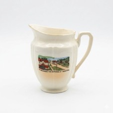 VTG Royal Scenic China Narooma Australia Creamer Pitcher Made In Czechoslovakia picture
