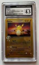 Pokemon Raichu EX Team Magma Vs Aqua 13/95 Reverse Holo CGC 8.5 NM Mint picture