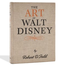 Walt Disney Signed The Art of Walt Disney Hardcover Book w/ COA picture