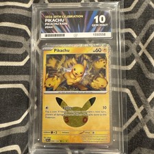 Pikachu 044/128 ACE 10 30th Celebration Pokemon Card Game picture