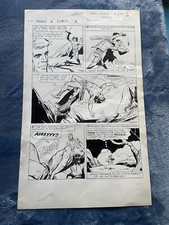 IDAHO #6 original comic art IDAHO KNIFE FIGHT KILLS LOBO ACTION DEATH 1965 DELL picture
