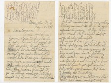 1910 Antique Handwritten Letter Boonville NY Halley's Comet Mention Farm Life picture