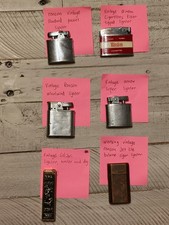 (6) Vintage Lighter Lot - Ronson Colibri Arrow picture