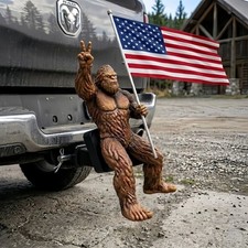 Patriot Bigfoot Trailer Hitch Cover with US Flag 2