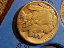RARE  1937-D  Three Legged  Collectible Buffalo Nickel 5C picture