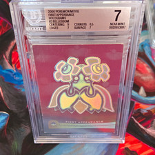 Topps 2000 Pokémon The Movie First Appearance Hologram #3 Bellossom BGS 7 picture