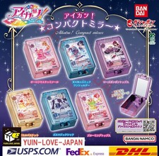 Aikatsu Compact Mirror Complete Set of 6 /Capsule toy NEW JP picture