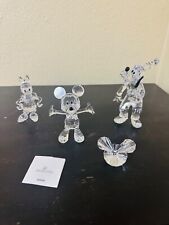 Swarovski Crystal Figurine 3pc Disneys Mickey Mouse, Goofy & Daisy picture
