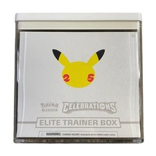 Pokemon 25th Anniversary ETB + Acrylic Case NWT picture