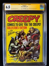CREEPY  #1  CGC 6.5  1st App  Frazetta Art -RARE SIGNED by Jim Warren/ Excel Reg picture