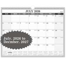 Calendar 2026-2027 - Wall Calendar 2026-2027, Jul. 2026 - Dec. 2027 picture