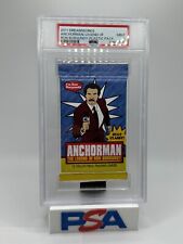 2011 Anchorman Wax Pack PSA 9 Will Ferrell Steve Carell Ron Burgundy RC Sealed picture