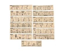 1971-72 Vintage Peanuts Comic Strips Lot 13 Snoopy Charlie Brown Schulz picture