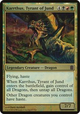 Karrthus, Tyrant of Jund (Oversized) [Commander's Arsenal Oversized] Foil Near picture