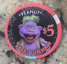 $5 Planet Hollywood Jeff Dunham Peanut Obsolete Las Vegas Casino Chip 2014 picture